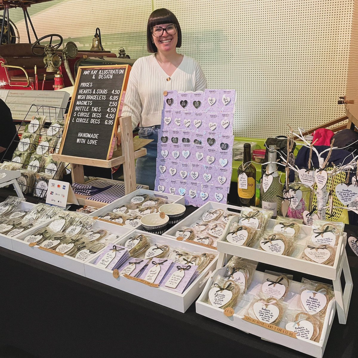 It was an early start this morning, driving up to Glasgow for the <a href="/riversidemuseum/">Riverside Museum</a> Spring Fair. 

We are already off to a busy start and I will be here until 5pm. 

#amykayillustrationdesign #riversidemuseum #transportmuseum  #craftfair #craftfairdisplay #peoplemakeglasgow