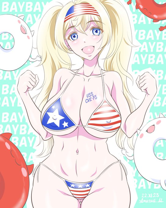 #気温が高いので気が早いが水着絵が見たい 