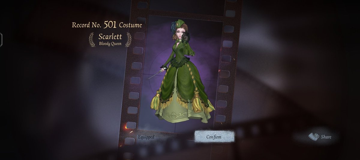 When I bought miss Mary- I ALSO GET HER DEDUCTION STAR SKIN!! #Deductionstar #IdentityV