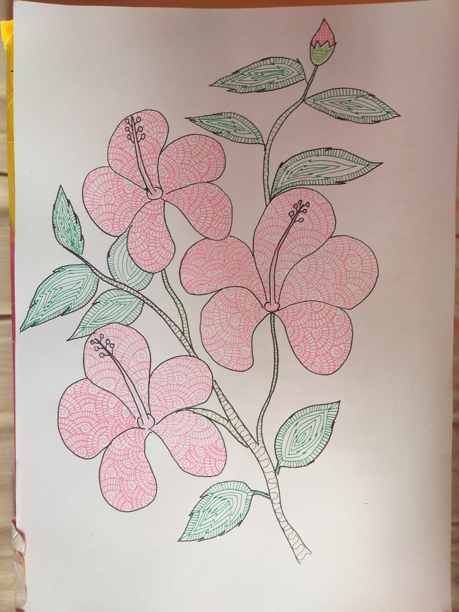 Kembang sepatu warna pink @CmsnArtist_Id #artidn #zonakaryaid 

#zenart #zentangle #drawingpen #drawingart #hibiscus #flowers #plant #ArtistOnTwitter #artoftheday #drawingoftheday #illustration #illustrationart #artworking #artwork
