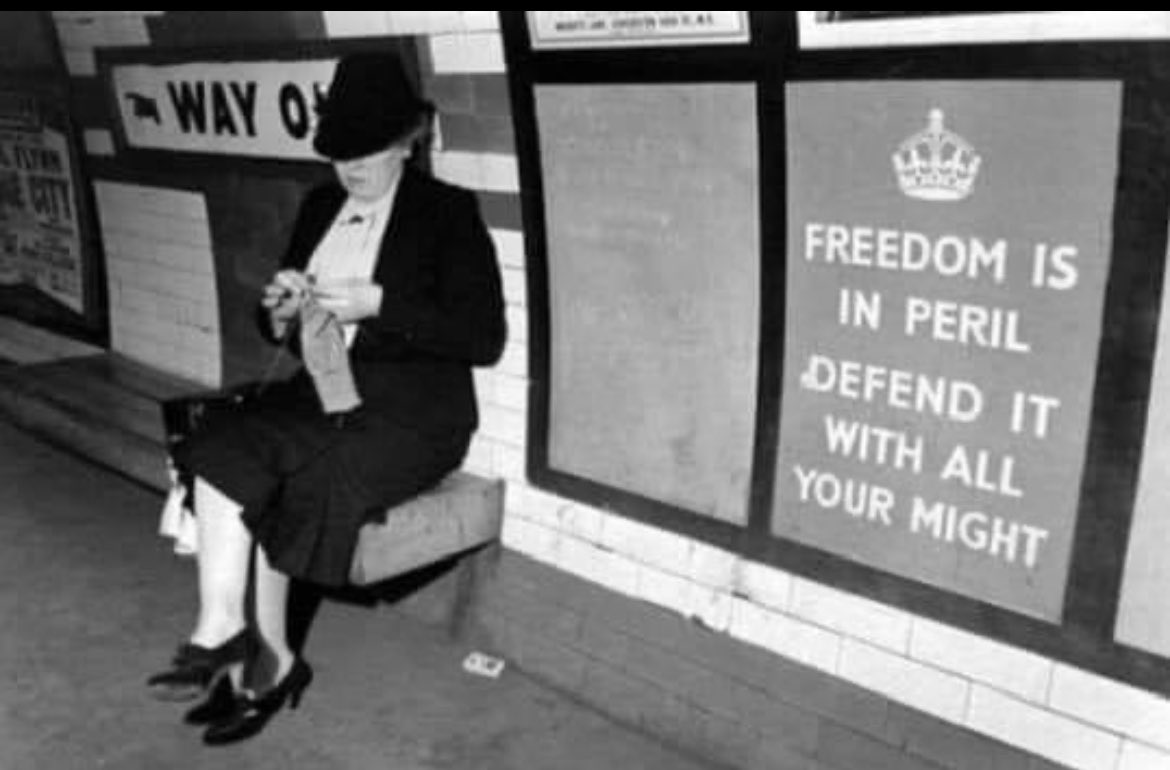 London Underground 1940. The some remain the same.