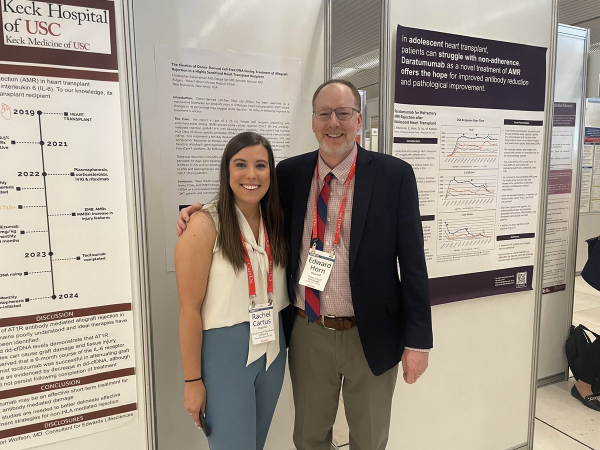 Ed Horn (@ehornpharmd) on Twitter photo When you are presenting a poster at <a href="/ISHLT/">The ISHLT</a> Annual Meeting and a former <a href="/pittpharmacy/">Pitt Pharmacy School</a> student is crushing it at her institution! Nice job <a href="/cartuspharmd/">Rachel Cartus</a> ! #H2P
Great poster <a href="/JennaSkowronski/">Jenna Skowronski</a>! Lots of great interactions! #earlycareer #whostheoldguyhere When you are presenting a poster at <a href="/ISHLT/">The ISHLT</a> Annual Meeting and a former <a href="/pittpharmacy/">Pitt Pharmacy School</a> student is crushing it at her institution! Nice job <a href="/cartuspharmd/">Rachel Cartus</a> ! #H2P
Great poster <a href="/JennaSkowronski/">Jenna Skowronski</a>! Lots of great interactions! #earlycareer #whostheoldguyhere