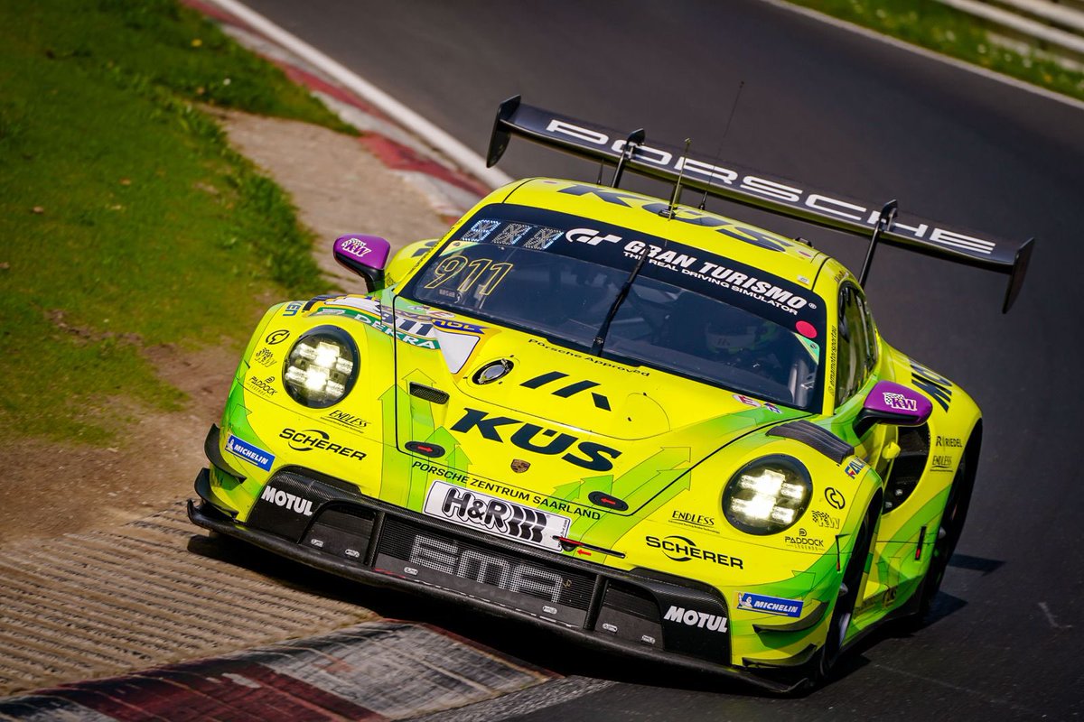 Qualifying 1✅The #Grello will start today’s race in the Green Hell from the 8th position. The broadcast starts at 16:45. Will you be watching? #MantheyEMA #Porsche #NLS