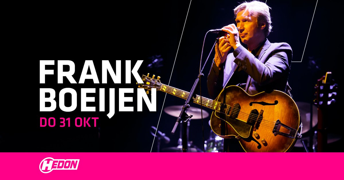 #ONSALE Tickets voor de show van Frank Boeijen op donderdag 31 oktober zijn vanaf nu in de verkoop! TICKETS: bit.ly/4aFgBRw