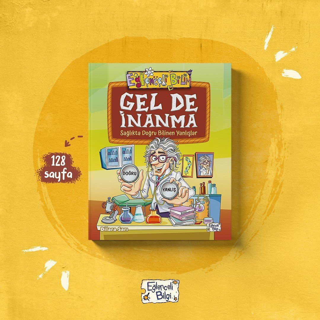Yeni kitabım hayırlı olsun🥳 Kitap onlarca halk arasında yanlış yerleşmiş konuyu içeriyor bilimsel ve doğru açıklamaları ile⭐️ Bilimi yaymaya, bilimi merak eden nesiller yetiştirmeye çalışmaya ve toplumsal bilincini arttırmaya çabaladığım bu yolda güzel bir adım daha🙏🏻