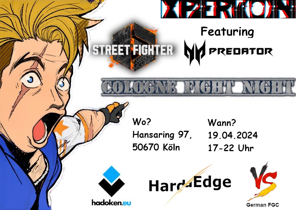 fhASSA_'s tweet photo. Die nächste Cologne Fight Night findet am 19.04.2024 statt. Signup Links/Discord Infos findet ihr unten im Thread. https://t.co/8GQY12Ni5Z