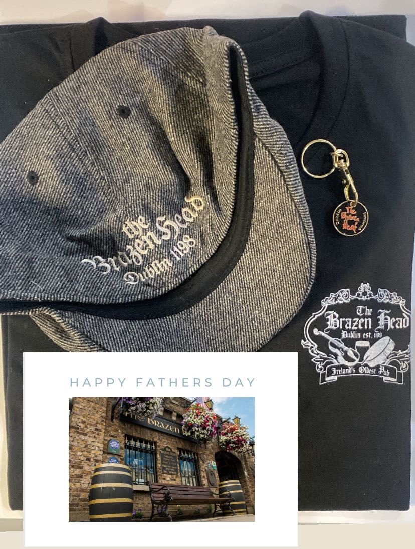 Celebrate Father's Day with a touch of Irish charm by gifting your dad something truly special from the heart of Dublin - The Brazen Head Father's Day Gift Bundle - thebrazenhead.myshopify.com/products/fathe…