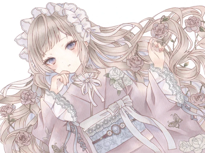 和風眠り姫#コピック 