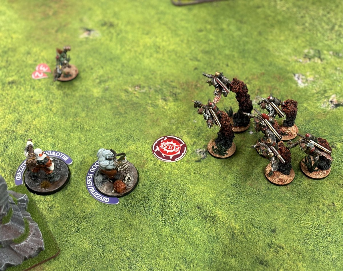 ppaintedstudios's tweet photo. Game 1 vs @Waynefontane in Geomatic Pulse at HantsGT. Top of T4 &amp; looking good for the Kadgetzan Overlords but Wayne is fighting for every VP with a 3 point lead https://t.co/u7pggNleeK