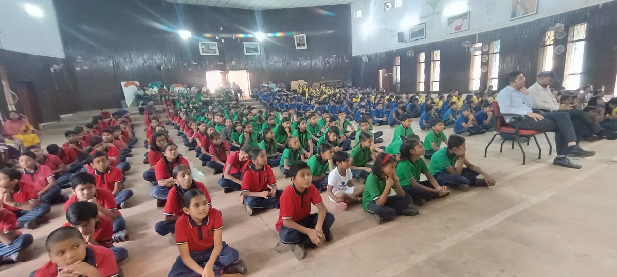 Kvbchl's tweet photo. Today at @Kvbchl, we honor the legacy of Dr. B.R. Ambedkar on his birth anniversary, celebrated as World Knowledge Day. A day of reflection and learning with speeches and a quiz dedicated to the life and contributions of Baba Saheb. #AmbedkarJayanti #WorldKnowledgeDay
@KVS_HQ https://t.co/osgP2LK0Qj