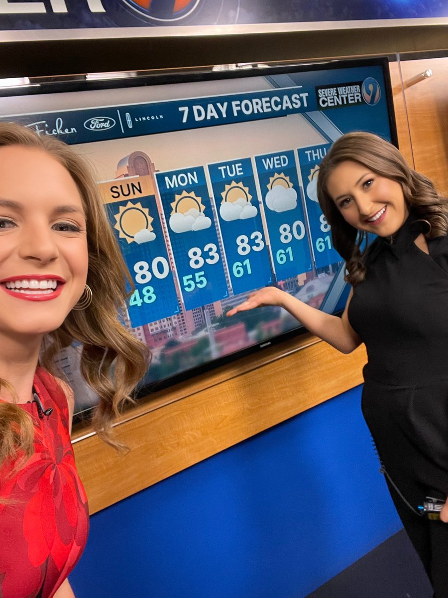 madithemet's tweet image. Wow!!! Look at that 7-day! A really nice stretch of weather on the way. There’s no Noon show today so you gotta catch us early 🖤❤️@GinaWSOC9 @wsoctv