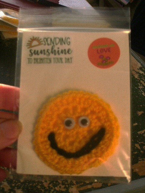 How about a cute gift you can pop inside a card or just give as is? These crochet smiley faces come with various colour googly eyes & are £2.50 + £1.50 UK p+p. with all proceeds going to fund my homeless donations. folksy.com/items/8263864-……… #UKGiftAM