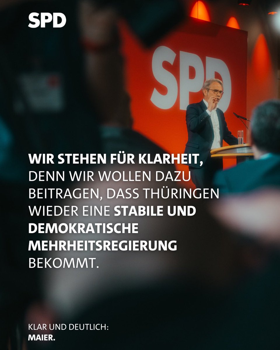 „Wir stehen für Klarheit, denn wir wollen dazu beitragen, dass Thüringen wieder eine stabile und demokratische Mehrheitsregierung bekommt.“ – @GeorgMaier8 auf unserer Landesdeligiertenkonferenz zur #ltw2024 #thüringen