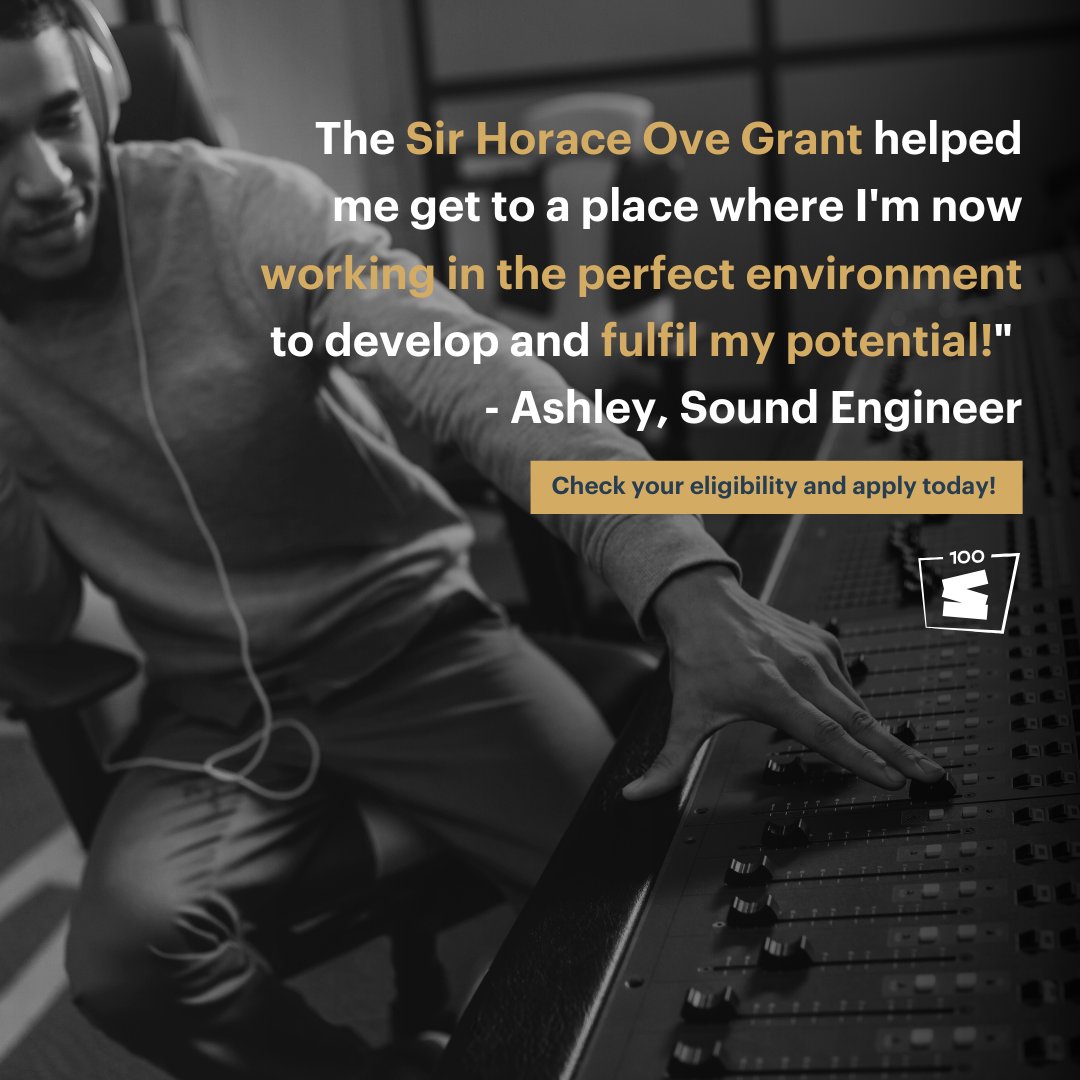 🖤 Continuing to support Black and Global Majority creatives is one of our priorities. 🎬 Apply for the Sir Horace Ové Grant, which is available to help under-represented behind-the-scenes talent access career opportunities. bit.ly/42LAXWt