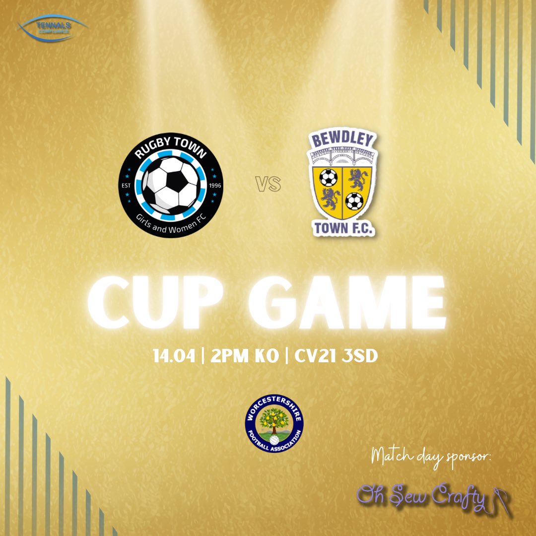 BewdleyTownLadiesFC (@bewdleytownlfc) on Twitter photo π¨ βππ©π₯ πππ©π₯π¦π£π
After our 2-0 win last week, weβre through to the quarter finals which takes place tomorrow against Rugby Town! Wish us luck π€
πButlin Road
π 14th April
β° 2pm KO
π Rugby Town
π Division 1 cup, quarter final
π€ Oh Sew Crafty
#UpTheRiverside πΆ π¨ βππ©π₯ πππ©π₯π¦π£π
After our 2-0 win last week, weβre through to the quarter finals which takes place tomorrow against Rugby Town! Wish us luck π€
πButlin Road
π 14th April
β° 2pm KO
π Rugby Town
π Division 1 cup, quarter final
π€ Oh Sew Crafty
#UpTheRiverside πΆ