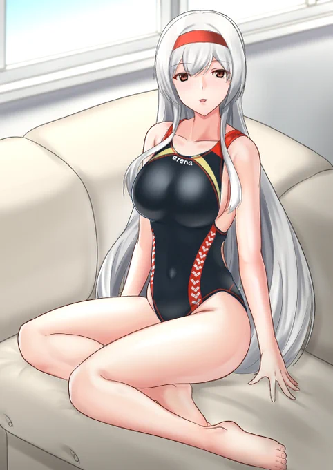 #気温が高いので気が早いが水着絵が見たい 泳げる場所がまだ限られてるので、競水とっかえひっかえしたい。 