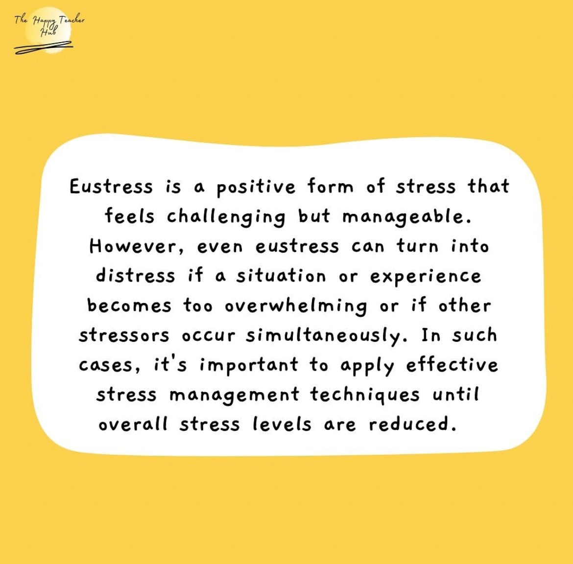 #StressAwarenessMonth 📅 @happyteacherhub 💙 #StressAwareness #Stress #StressTips #Teachers #EducationStaff