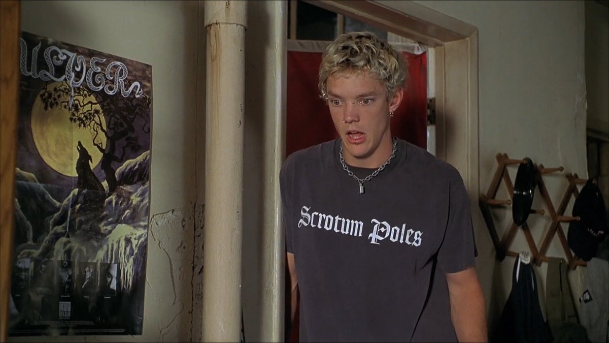 No thoughts, just Ulver fan punk Matthew Lillard in 'Senseless' (1998)