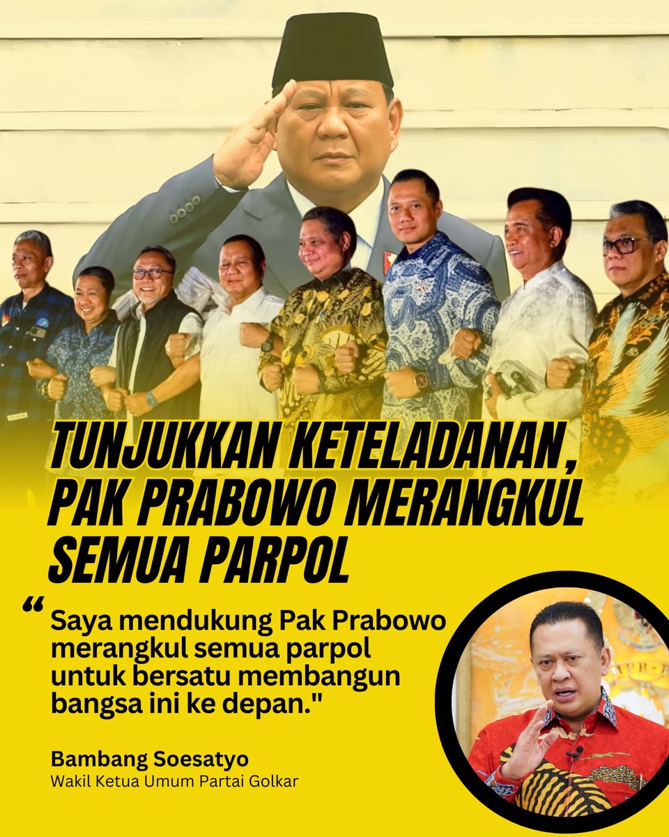 berikan tauladan positif bagi indonesia, terlihat dg perilaku pak #PrabowoMerangkul dan selalu peduli akan kemajuan bangsa dan kedamaiannya,
<a href="/detikcom/">detikcom</a>