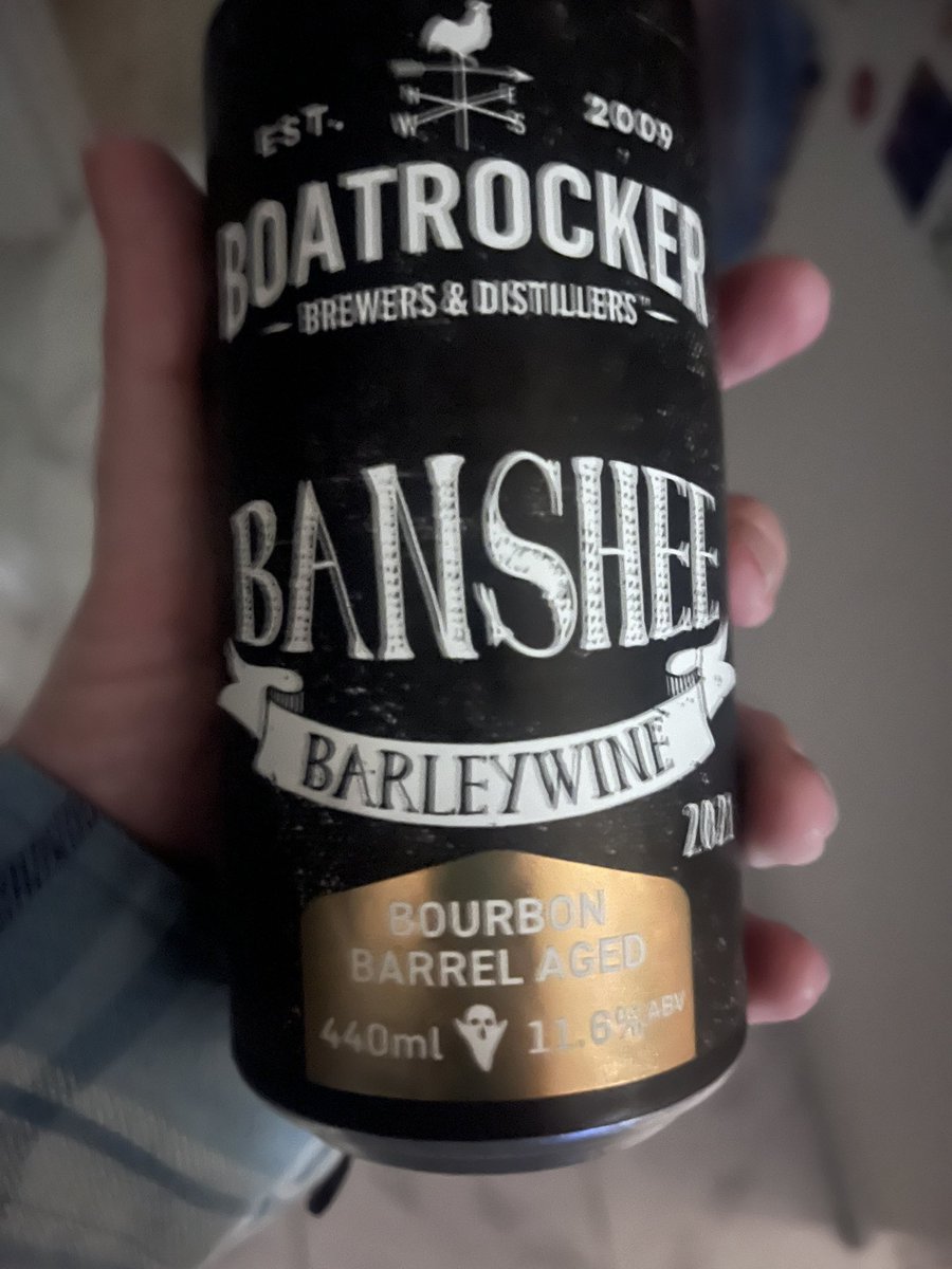 Hi everyone out there. Come for the bad footy tweets, stay for the beer recommendations. This from Boatrocker is a glorious Barleywine and a perfect encapsulation of their 15 years.