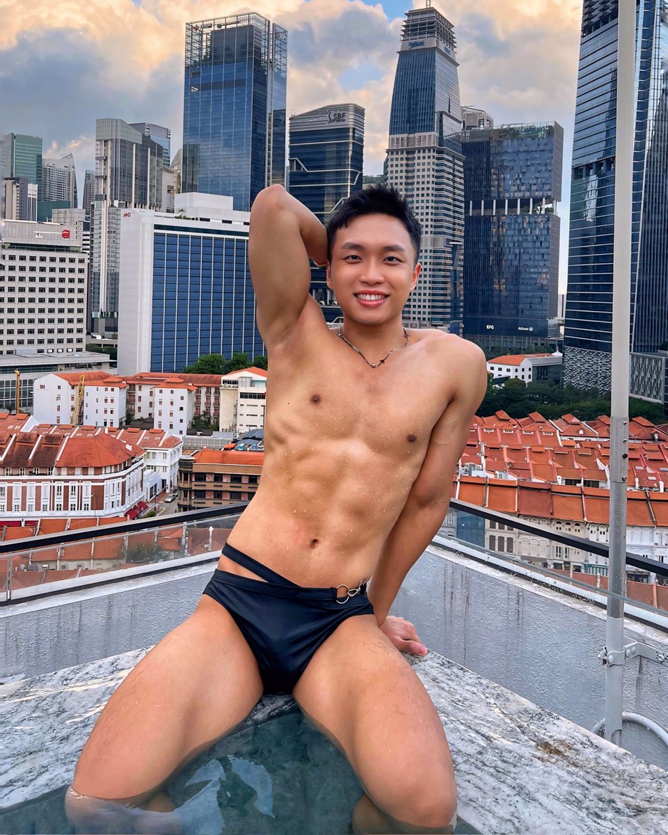 Can't attend Songkran but this is what I would wear if I could, what do you think? 🩲🫧