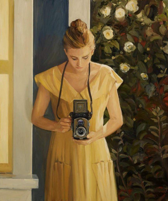 franch_laura's tweet photo. En la estela de Hopper está la pintora norteamericana Sally Storch. Otra gran narradora. Pinta a la gente común, sin sentimentalismos, en escenarios teatrales donde cada persona vive su propio cuento.

Nos toca inventar ese cuento, esa historia...

👇🏻 Abro hilo corto. https://t.co/BRPrNBxffj