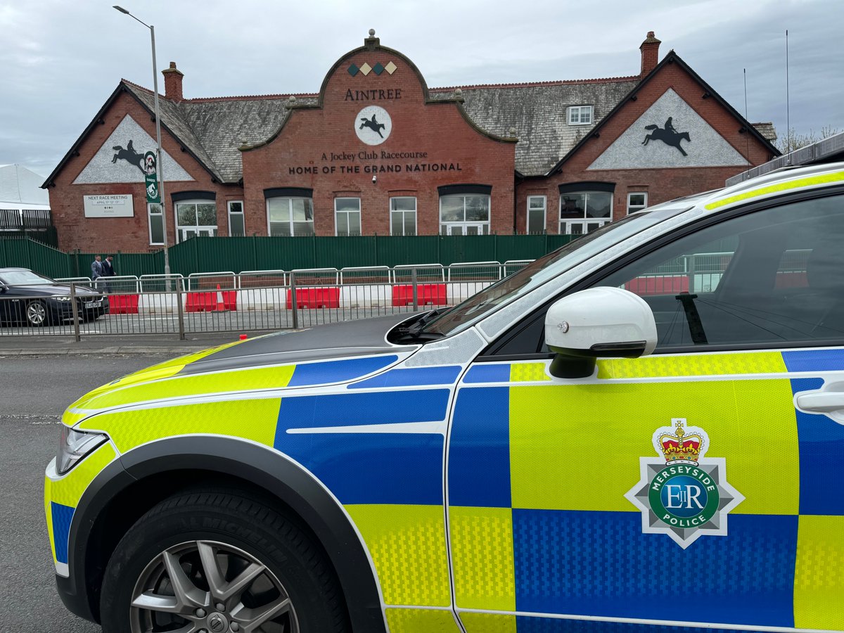 Final day at #Aintreeraces2024 today! Road closures and diversions in place around the course and a steady flow of race goers already coming in. Here’s to another successful event today. @MerseyPolice
