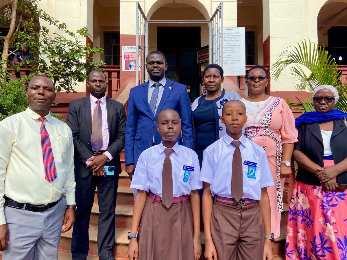 12/04/2024 I had the privilege of attending the inauguration of the 2024 Buganda Road Primary School prefectorial body as a Chief Guest where I served as a Head Prefect some 21 years ago! Also in attendance was Dr. Nicholas Niwenshaba who served as Minister of Education then