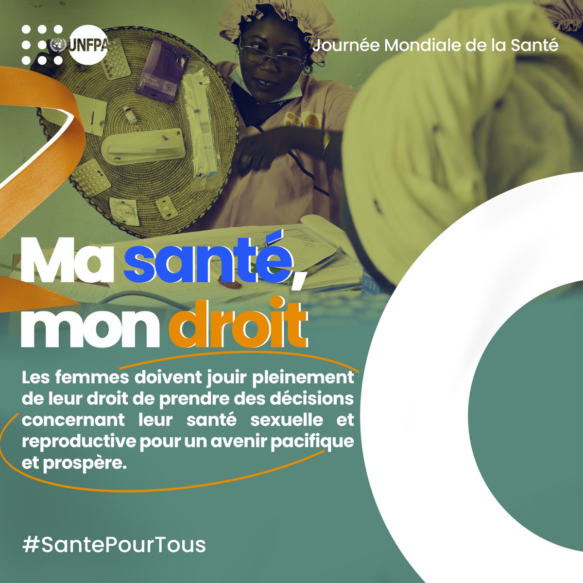 ✅ Les femmes doivent jouir pleinement de leur doit à decider de leur santé sexuelle et reproductive pour un avenir prospère. #SantePourTous