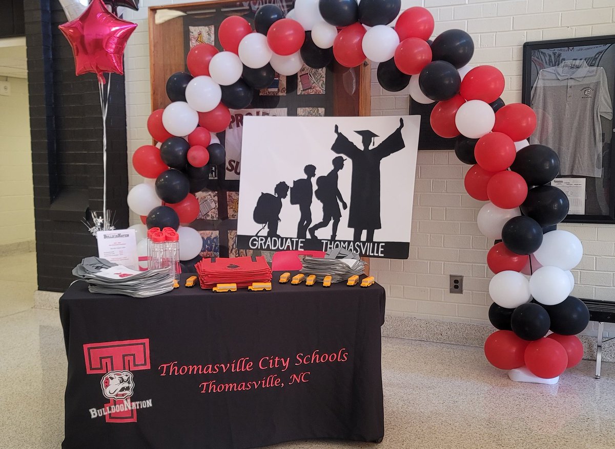 Come join us at the Thomasville City School's Job Fair today at Thomasville Middle School from 9:00 am -12:00 pm. Spread the word "We're Hiring"