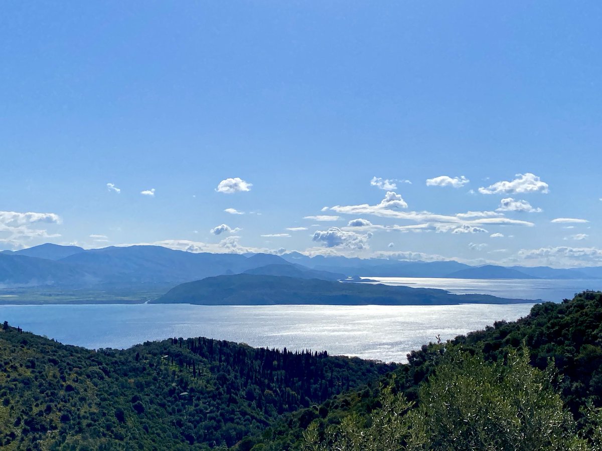 April sunshine over the Ionian