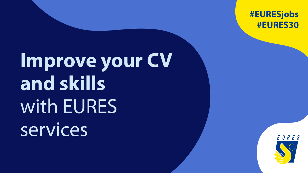 EURESJob's tweet photo. Good news for all #jobseekers: Europass online service offers support and advice about how to write a compelling CV. It also helps to find training or volunteering opportunities. 

To find out more, follow the 🔗 https://t.co/X74ozmWVP5

#EURES30 #EURESJobs #JobSearchingTips https://t.co/F1y19Vaaki