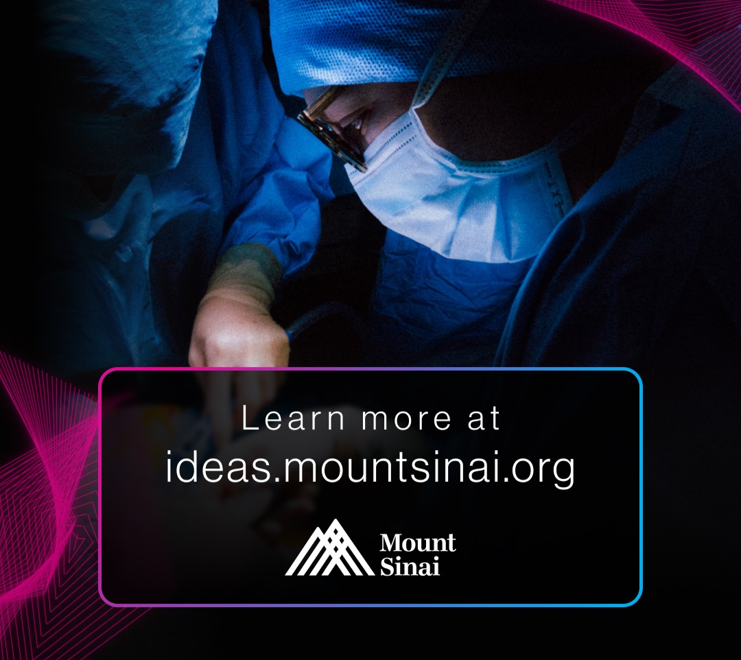 Explore the MSIN site! Our mission is to discover and develop leading-edge innovations! Connect with us today to learn more about specific research, technologies, and opportunities.

ideas.mountsinai.org/about