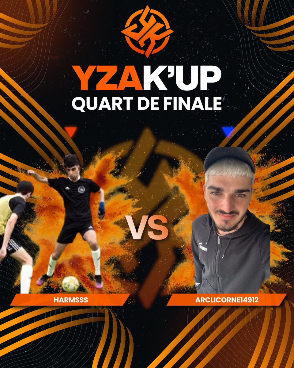 1/4 de finale 🏆

Qui va sortir vainqueur pour aller rejoindre les demi-finales ? 🚀

Réponse en stream à 17h 

<a href="/Hrmsss__/">Harmsss__</a> vs <a href="/mmhmihranian/">ArcLicorne14912</a>
