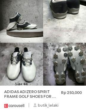 Check out 'ADIDAS ADIZERO SPIRIT FRAME GOLF SHOES FOR MEN | SEPATU GOLF PRIA', available at Rp 250,000 on #Carousell: carousell.app.link/oRPTEeqlLIb