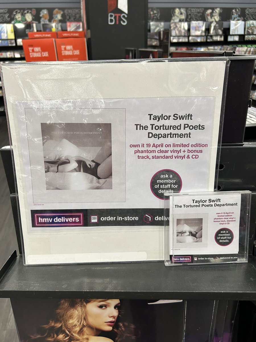 Get yourself ready for Taylor Swift’s new album with new magazines and crochet kit in store. It’s not too late to come in store and pre-order 💿 #hmv #hmvsunderland #hmvforthefans #hmvlovesvinyl