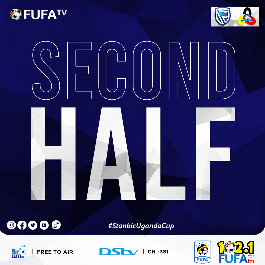 46' | The second half kicks off... #BULKCC 1-1 | #StanbicUgandaCup #HomeOfUgandanSport