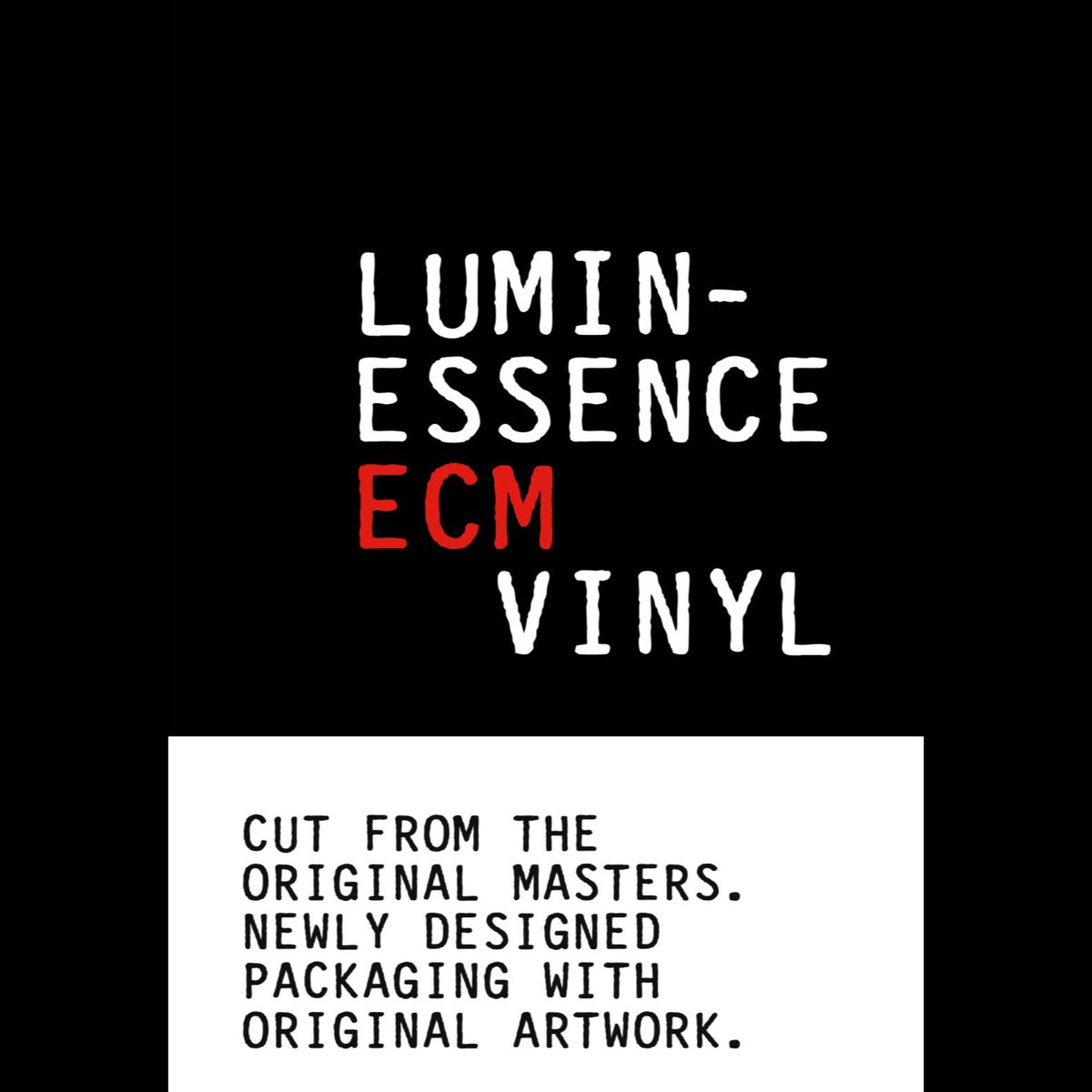 Two additions to our LUMINESSENCE vinyl series are scheduled for 31 May: Gateway with John Abercrombie, Dave Holland and Jack DeJohnette and Angel Song with Kenny Wheeler, Lee Konitz, Dave Holland and Bill Frisell. ECM.lnk.to/Gateway ECM.lnk.to/AngelSong