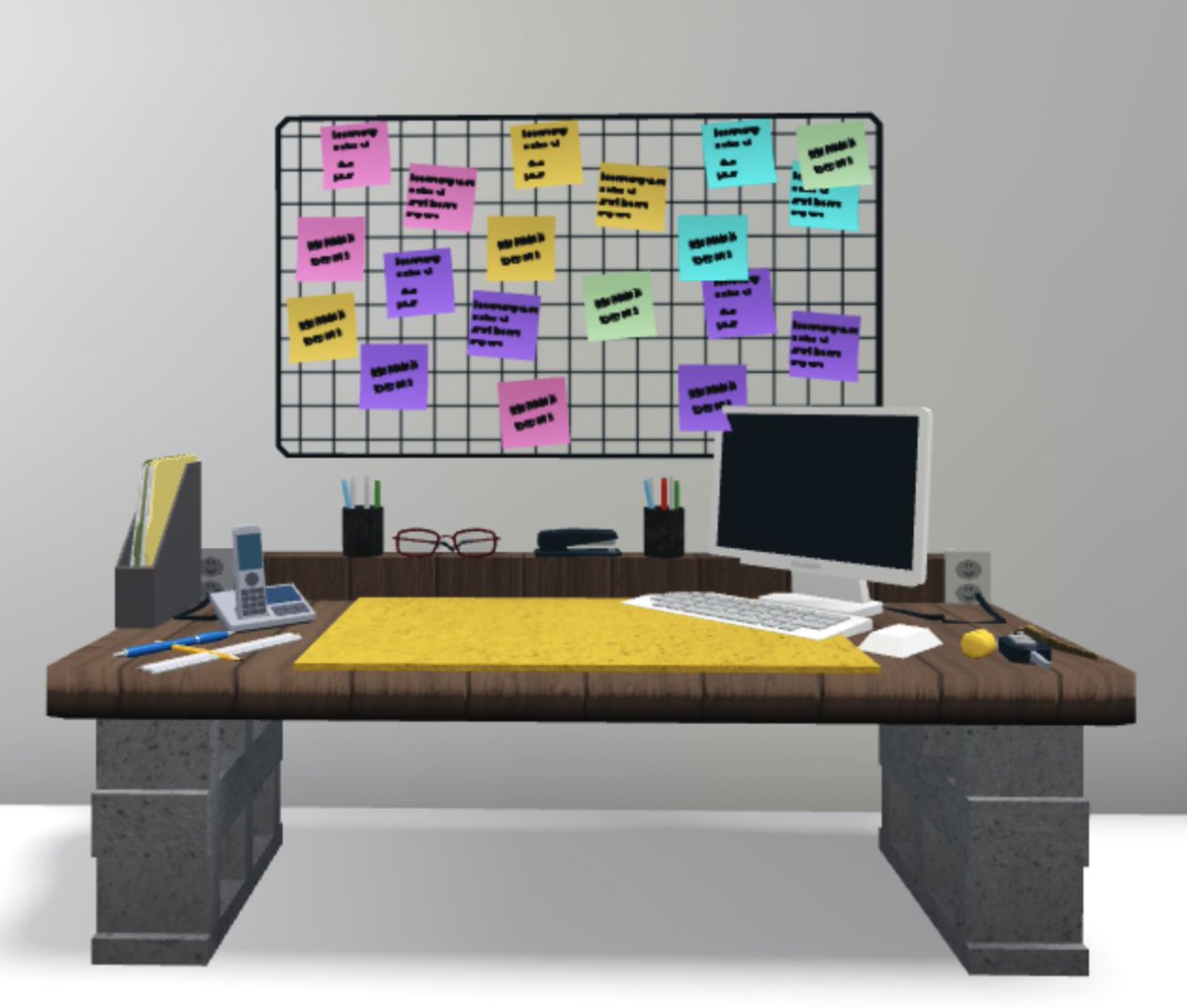 Arthur_Solution's tweet photo. Personalized desk with parpins! 🖥️🛠️

#Bloxburg #Bloxburgbuild #bloxburghacks #desk #build https://t.co/an0u1N1txx