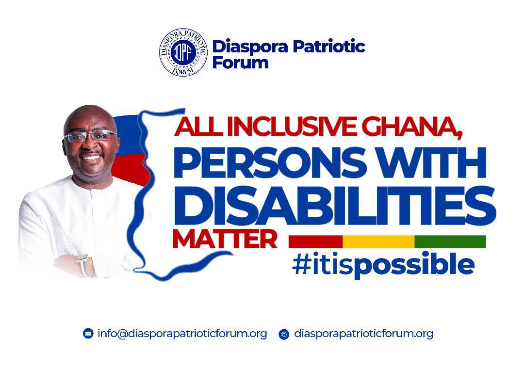 Persons With disabilities at the Center of Bawumia’s Campaign.

#Bawumia2024
#PWDsMatter 
#DPF 
#Nppghana