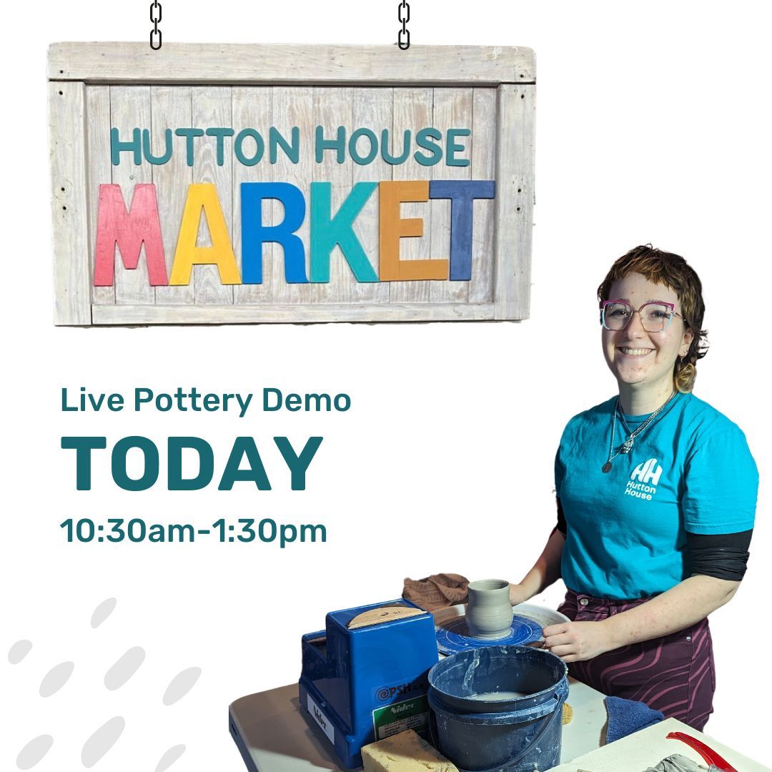 Come see how our mugs are made at the Western Fair Market from 10:30am -1:30pm TODAY Saturday April 13th! We are located on the second floor beside the elevators. #HuttonHouse #WesternFairMarket #Ldnont #LondonOntario