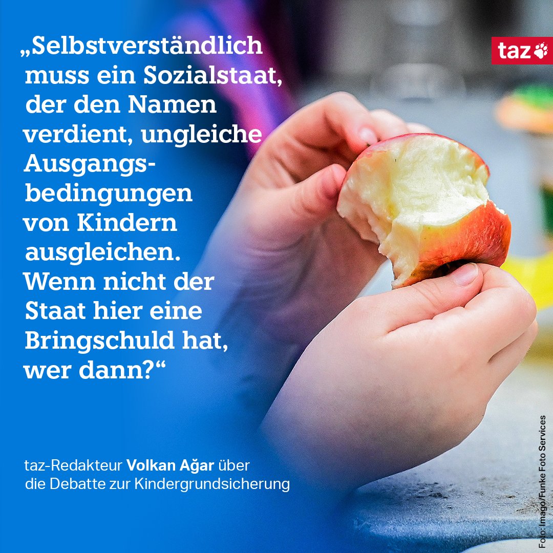 Mehr als jedes fünfte Kind in Deutschland lebt in Armut und was macht die Ampel-Regierung? Sie vermasselt die Kindergrundsicherung. 👉 taz.de/!6000616/