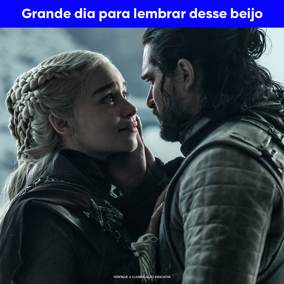 Feliz dia mundial do beijo com um dos beijos mais marcantes da TV. 🫣 #GameOfThrones