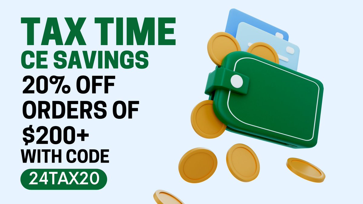 Take advantage of this tax break sale! Enjoy 20% off your order of $200 or more from Wolf Rinke Associates with code 24TAX20 Save now: tinyurl.com/r5zabp9z