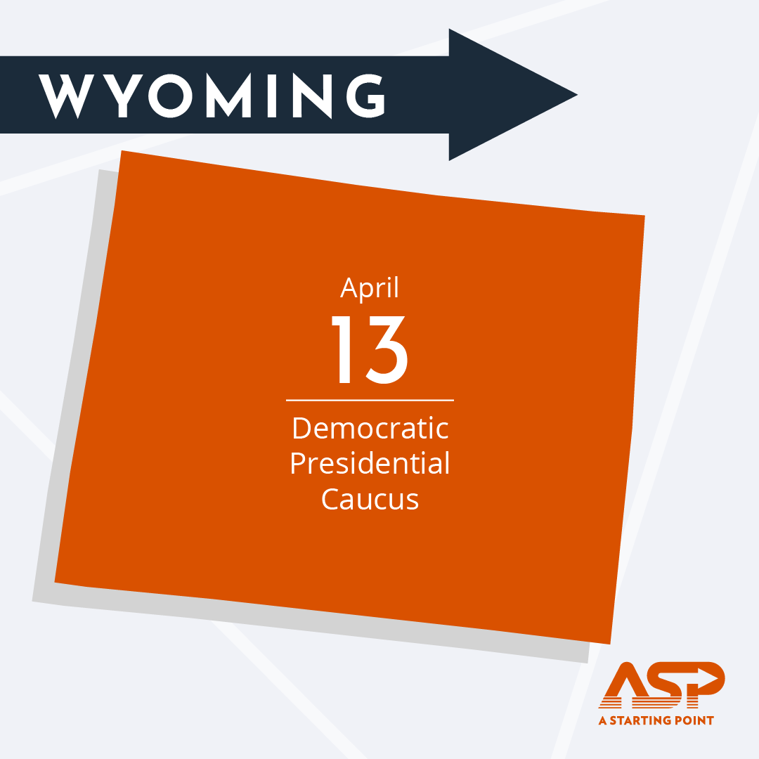 Wyoming's Democratic presidential caucus will take place today. Check out ASP's Election Hub for all your #ElectionDay information.