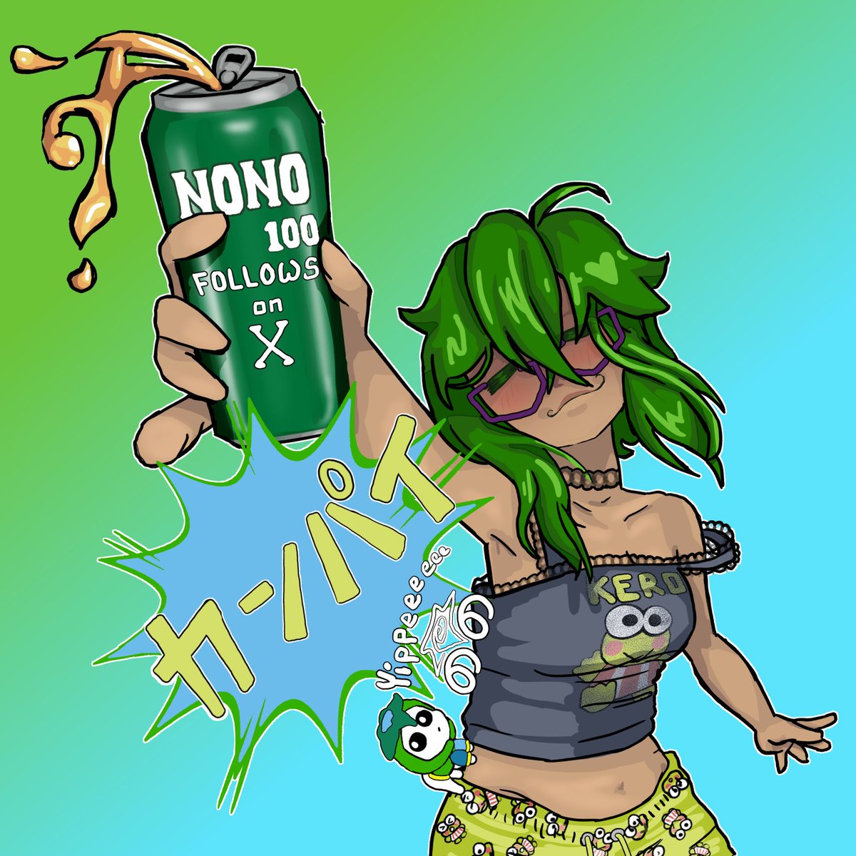 nonoXnobody's tweet photo. WOH 😲😫😏
Y I P P E E CHEERS 🍻
100 follows m80z; welcome to the Kappa Coast, come on in the waters great. #100follows #rkgk #ocart
Should I do a contest? Reopen my dead discord? Just chill and keep doing the things..? .... WHAT do I DO!? 💚💙💚💙 https://t.co/Nm0rx8dtiI