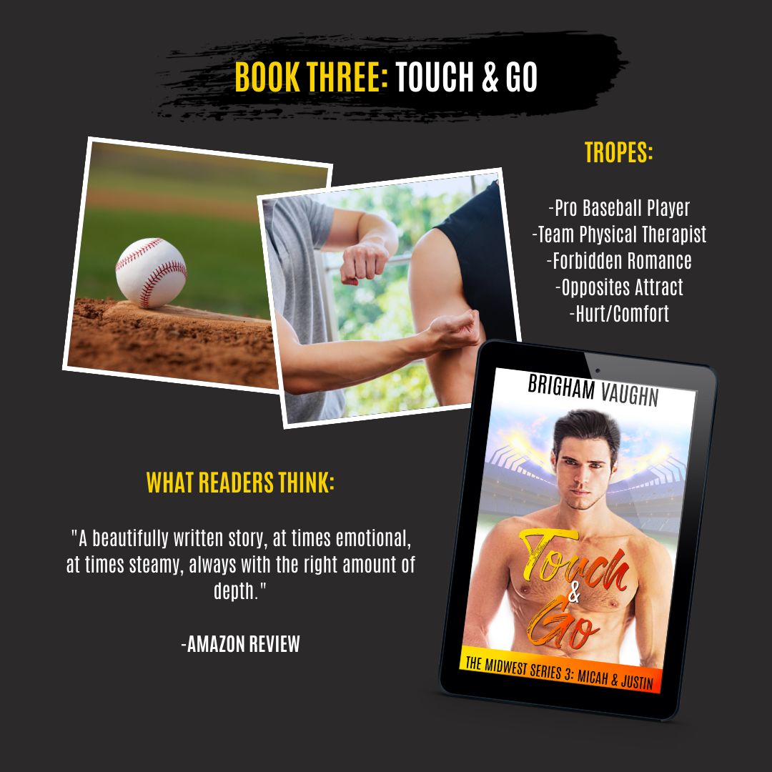 AuthorBVaughn's tweet photo. #SeriesSaturday
Have you read all 4 books in the Midwest Series?
BUY OR READ IN KU: https://t.co/NKSB2fa42b
Read all 4 books in one bundle: https://t.co/OaVq2V94ke
#MMSportsRomance #MMHockeyRomance #MMNewRelease #BookBoxSet #MMRomance #LGBTQRomance #GayRomance #RainbowReads https://t.co/ocvGKjGThY