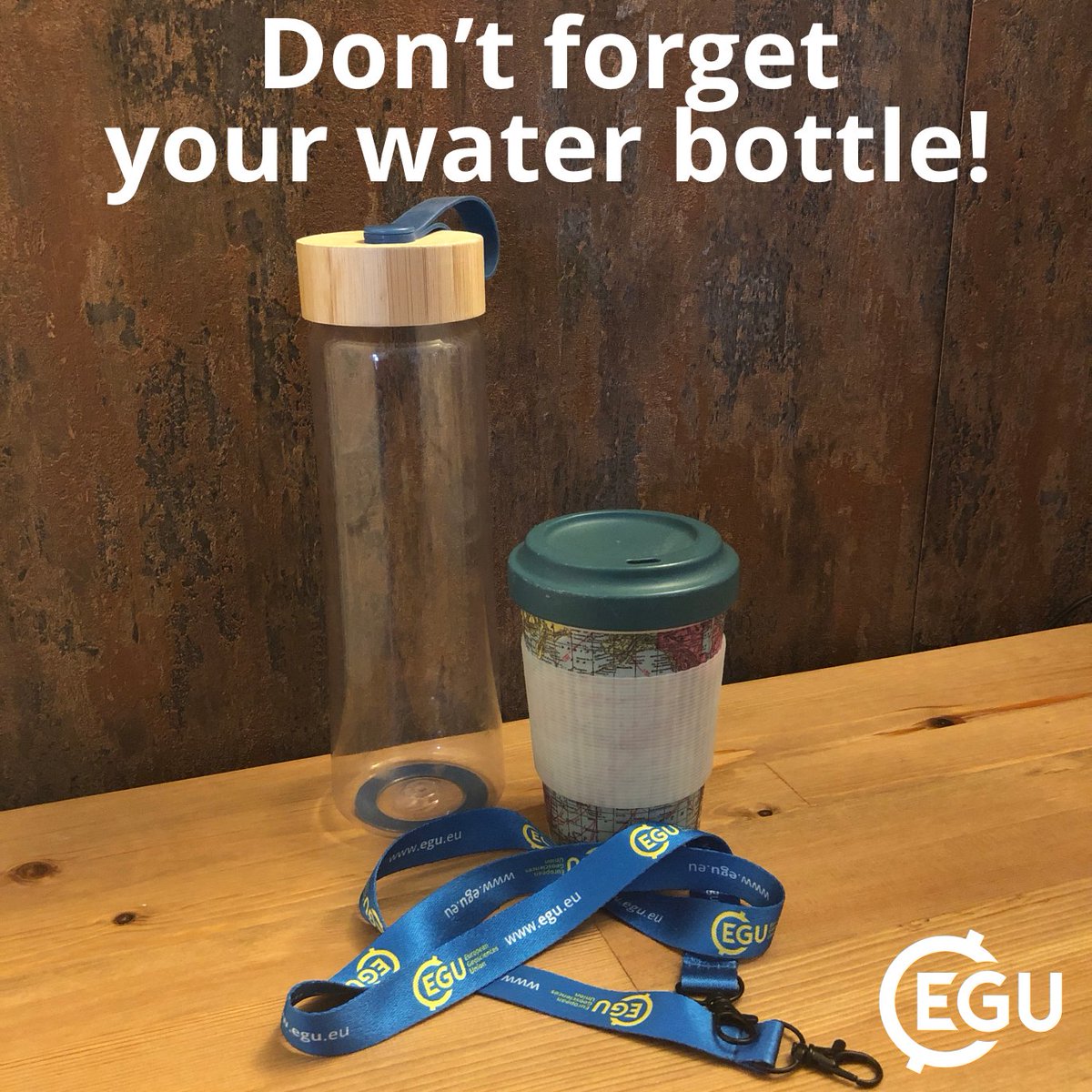 Are you packing for #EGU24? Don't forget to bring your water bottle, reusable coffee cup and old EGU lanyard if you have one! Get more #GreenEGU tips: egu.eu/4Q9VXW/
