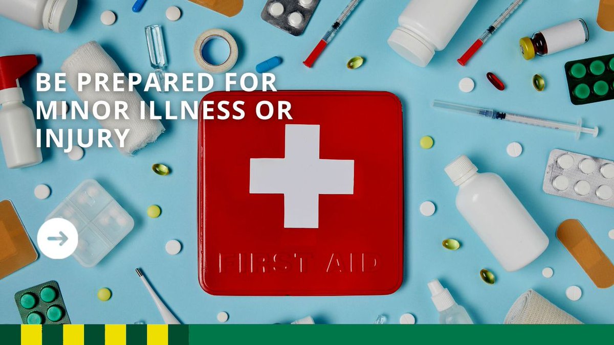 It's always wise to be prepared for a minor illness or injury. The best way to do this is to keep a well-stocked first aid kit at home, keep on top of medication, and look after your health with a good diet and exercise. 👉 bit.ly/3naAHer