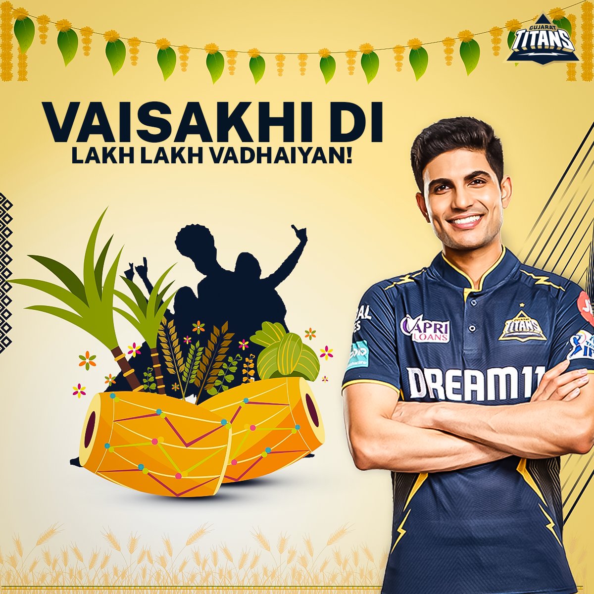 Happy Baisakhi to our #TitansFAM from everyone at GT. #AavaDe | #GTKarshe